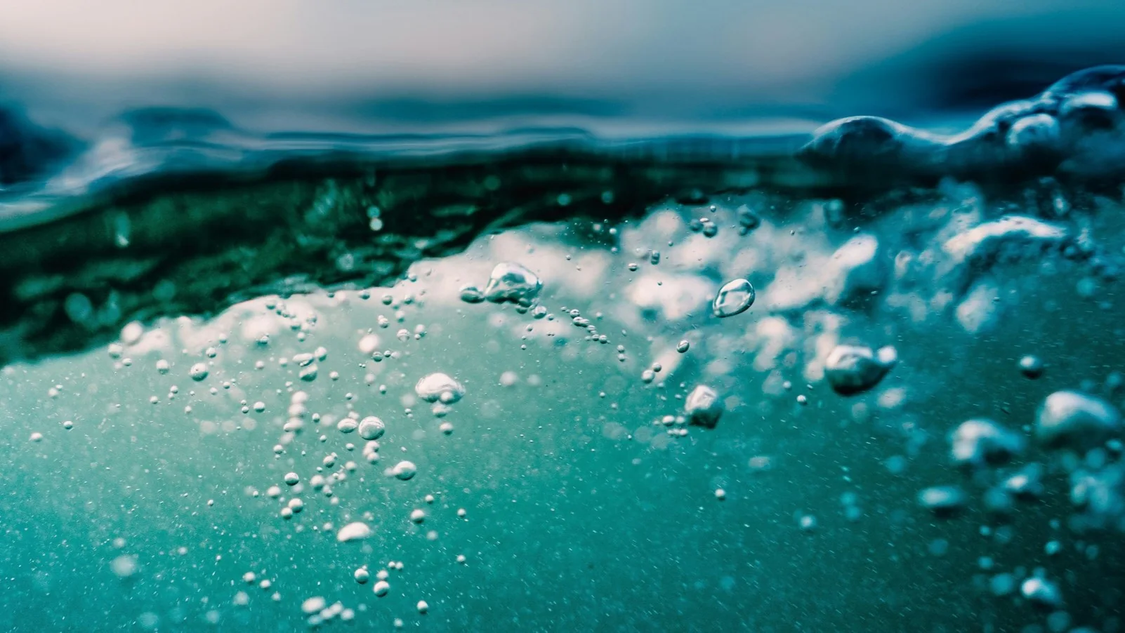 Ocean water and natural movement